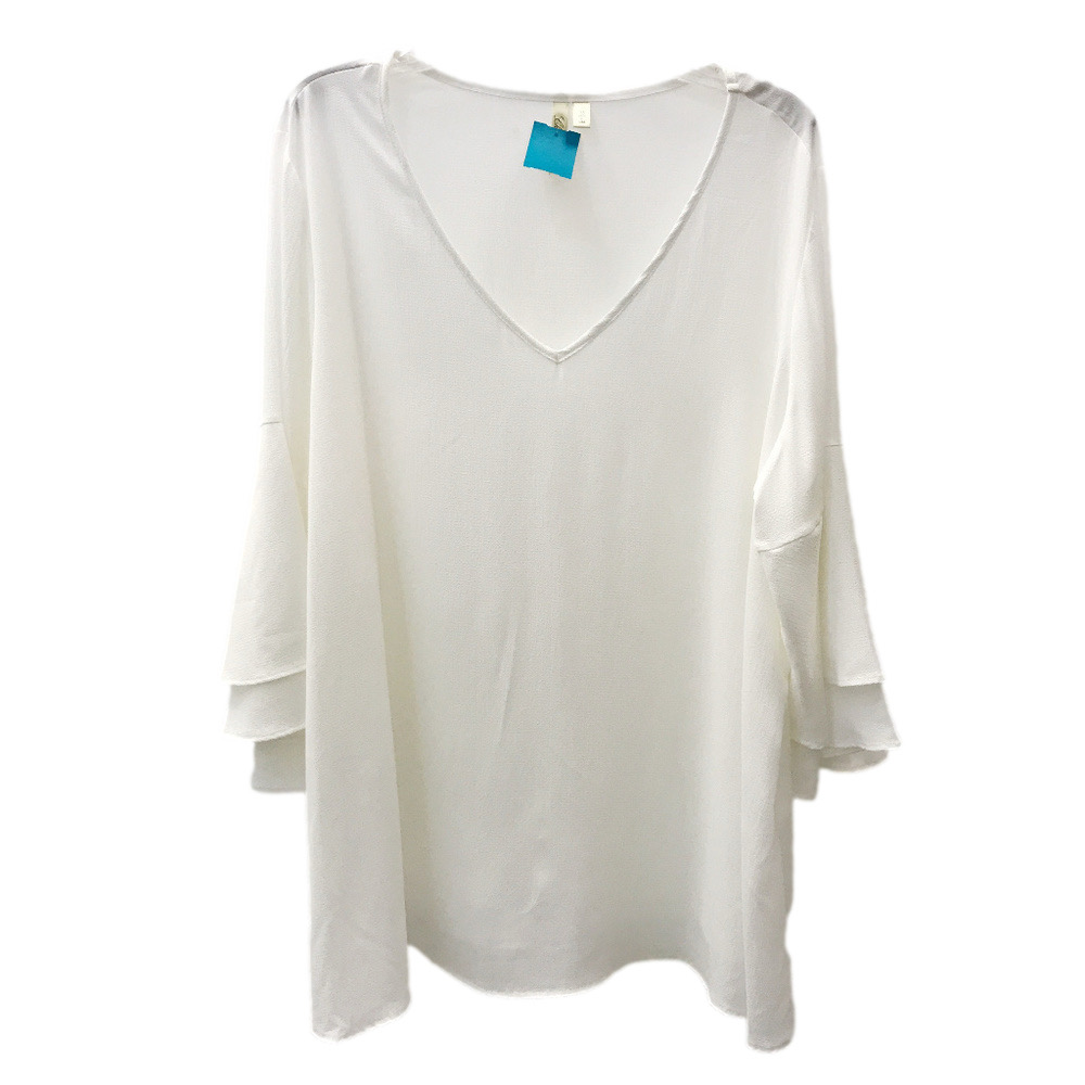 Chenault White Tunic Blouse